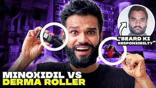 Minoxidil vs Derma Roller For Fast Beard Growth  How To Grow Beard  BeYourBest Grooming San Kalra [upl. by Mogerly134]