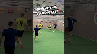 💀 Óriási mentés  gyilkos gól⁉️👀 cageball 3v3 goal defence [upl. by Cranford740]