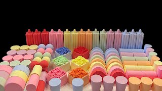 ASMR RAINBOW baking Soda Crushing sounds Very Satisfying [upl. by Beekman]