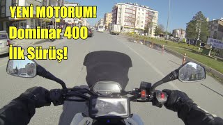 YENİ MOTORUM DOMİNAR 400 İLK SÜRÜŞ YORUMLARI  DOMİNAR 400 İNCELEME [upl. by Krista]