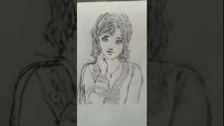 Pencil drawing cartoon Pencil drawing cartoon character drawing shorts trending music newreel [upl. by Pleasant451]