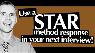 Use a STAR method response in your next job interview [upl. by Enohpesrep]