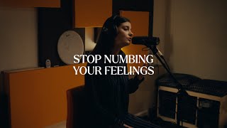 larao  stop numbing your feelings Live Session [upl. by Doley]