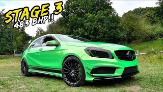 THIS STAGE 3 483BHP A45 AMG IS MADNESS UKS FASTEST [upl. by Theodosia]