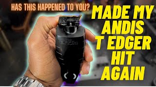 HOW I MADE MY BROKEN T EDGERS HIT AGAIN  HOW TO FIX ANDIS GTX EXO [upl. by Walther872]