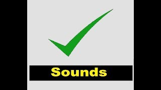 Correct Sound Effects All Sounds [upl. by Yahsan]