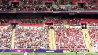 Mexican Wave at Wembley Stadium [upl. by Aihsiyt]