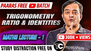 1 Trigonometry Ratio and Identities  IIT JEE Maths Lectures [upl. by Ahsael4]