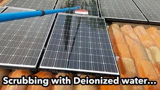 Jetstream Power Wash  Cleaning Solar Panels With Deionized Water HD 2017 [upl. by Nauq313]