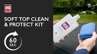 Soft Top Clean and Protect Kit in 60 seconds [upl. by Aonehc]