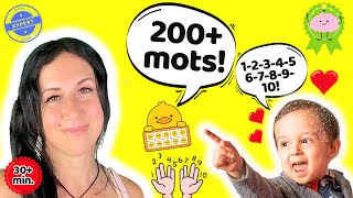 200 PREMIERS MOTS FRANCAIS pour les PETITS 🐴 Maman MarieEve Kindergarten Learning Videos FRENCH [upl. by England]