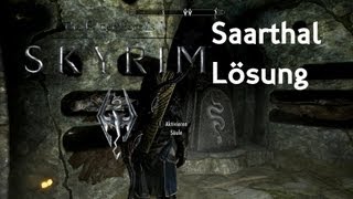 Skyrim Lösungen für SäulenSteinrätsel in Saarthal [upl. by Ulrick]