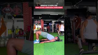 Bridge exercise coregluteslower backhamstrings shrots [upl. by Brynna49]