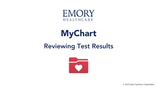 Reviewing Your Test Results in MyChart [upl. by Cadman]