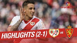 Resumen de Rayo Vallecano vs Real Zaragoza 21 [upl. by Rehpinej600]