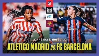 Atletico Madrid vs Barcelona  Liga F 202223 Matchday 10 Full Match [upl. by Ludewig]