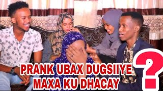 PRANK WAN TAHRIIBAYA ENG HUD HUD CAMAAR IYO YASMIIN OO UBAX DUGSIIYE UATASHADAY😭🙏 [upl. by Manny]