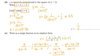 Factorise and Simplify Algebraic Expressions  IGCSE MATH 0580 PAST PAPER QUESTIONS [upl. by Godden]