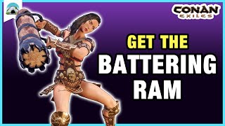 Where to get the BATTERING RAM – Trader amp Battering Ram Locations  Conan Exiles [upl. by Ryon]