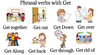 quotGet quotPhrasal verbs with meaning and example  Phrasal verbs sentence phrasalverbs [upl. by Reni]