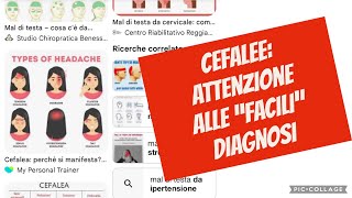 CEFALEE SCHEMI con SEDE del dolore e DIAGNOSI sono veri La verità scioccante in questo video [upl. by Merl]