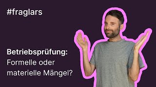 Formelle oder materielle Mängel [upl. by Anehta]