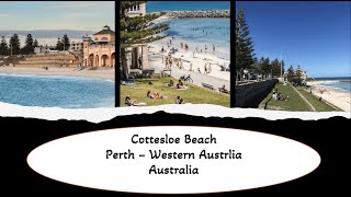 Perths iconic Cottesloe Beach  Perth Beaches  Perth  Western Australia  Australia  4K Video [upl. by Oiragelo850]