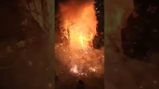 Crackers shop fire in India Hyderabad todayfireworks [upl. by Grew]