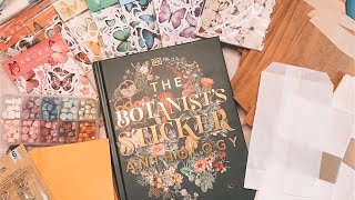 Botanist sticker book amp junk journal supply haul  Amazon prime day 2021 [upl. by Suirrad]