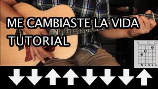 Como tocar quotMe Cambiaste la Vidaquot de Rio Roma  Tutorial Guitarra Acordes [upl. by Coretta]