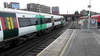 Southern Class 377 Departing Clapham Junction 08117 [upl. by Robson]