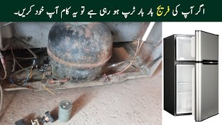 Refrigerator Compressor Tripping Problem  Fridg Cooling Nhi kar raha [upl. by Anilef]