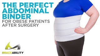 The Perfect Abdominal Binder for Obese Patients After Surgery [upl. by Laughlin]