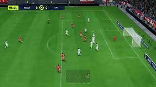 Gameplay FC 24  Stade Brestois  Olympique de Marseille  Ligue 1  20242025 [upl. by Orva]