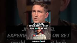 Jim Caviezel encountered GOD while filming a movie 🤯 jesus christianity bible god spirituality [upl. by Nwahsirhc]