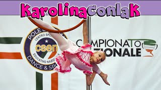 Aerial Hoop Karolina Galli vince il Campionato Nazionale Italiano [upl. by Allayne]