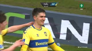 Mikael Uhre  All GOALS Brondby  2021 HD [upl. by Adlecirg]