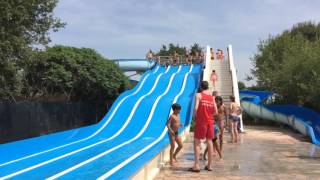 Les toboggans du complexe aquatique du camping Siblu La Réserve [upl. by Anier660]