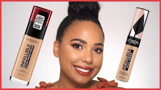 Loreal Infallible Fresh Wear Foundation amp Full Wear Concealer Review  Ashley Bond Beauty [upl. by Haras]