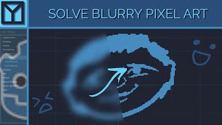How to solve blurry pixel art in Godot 4  Microguide [upl. by Spatola9]