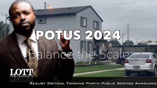 POTUS 2024  quotI Wont Quit on Our Citizensquot Realist Critical Thinking Party PSA [upl. by Adaynek]