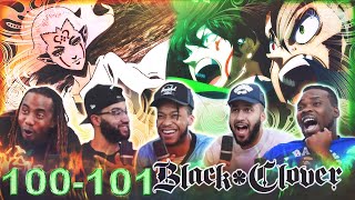 Asta amp Yuno vs Licht Black Clover Eps 100 amp 101 ReactionReview [upl. by Breena]