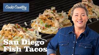 How to Make San Diego Fish Tacos  Cooks Country [upl. by Lesab]