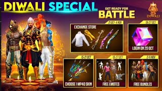 DIWALI 2024 EVENT CALENDAR FREE FIRE I HOW TO COMPLETE DIWALI EVENT FREE FIRE NEW EVENT diwali [upl. by Whitson]