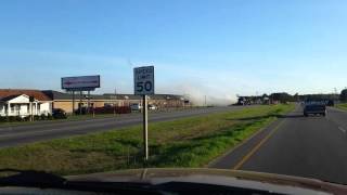 Tractor Trailer Hay on Fire [upl. by Ullund]