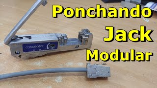 Aprende a Ponchar un Jack Modular Blindado CAT6 [upl. by Eessej29]