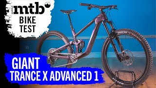 Giant Trance X Advanced 1 I Trail Bike I Bike Test I 140mm I 150mm I SRAM GX Eagle Transmission [upl. by Netsuj]