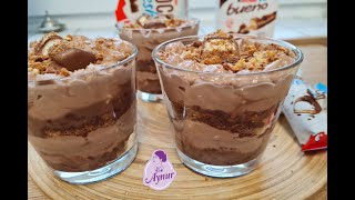 Nutella Dessert im Glas super schnell und einfach vorbereitet [upl. by Aridnere411]