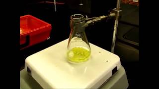 Nitration of Bromobenzene Reaction Part3 [upl. by Isiad393]