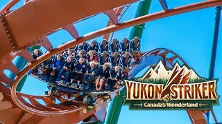 Yukon Striker Dive Coaster  FULL RIDE Canadas Wonderland 2019 [upl. by Ku]